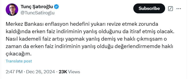 Ekonomistlerden faiz indirimi eleştirisi: Merkez Bankası, bu faiz kararı ile kendi oyun planına da sadık kalmadı 1